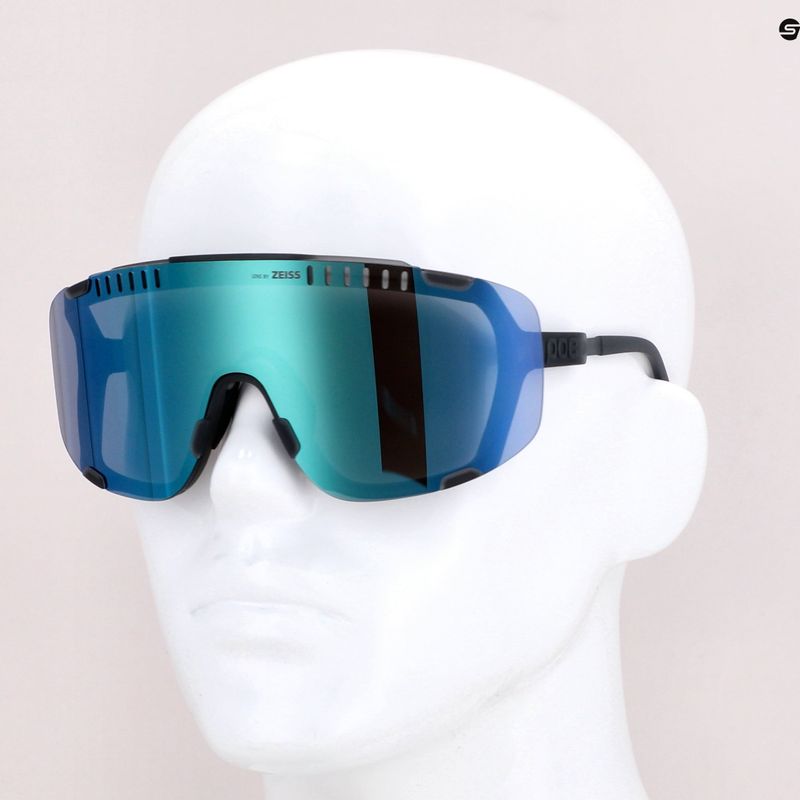 Occhiali da sole POC Devour nero/grigio/verde scuro a specchio 7