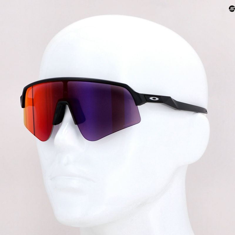 Occhiali da sole Oakley Sutro Lite Sweep nero opaco/prizm road 7