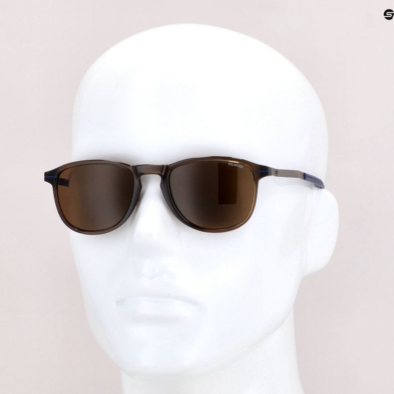 Occhiali da sole Julbo United Polarized lucido traslucido marrone/blu 6