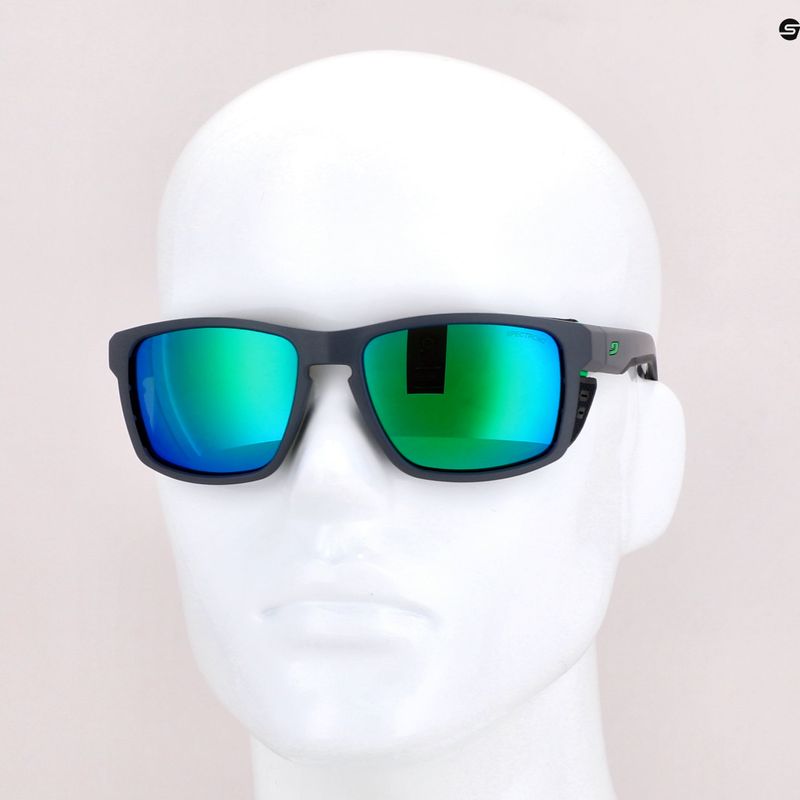 Occhiali da sole Julbo Shield Spectron 3Cf grigio opaco/verde 6