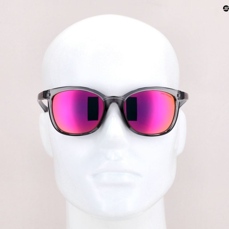 Occhiali da sole Julbo Spark Spectron 3Cf grigio traslucido lucido/rosa 6