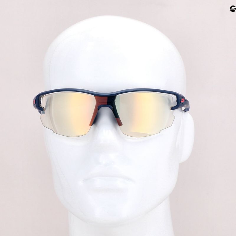 Occhiali da sole Julbo Aero reactiv Performance 1-3 Lagp blu opaco/blu/fuschia 6