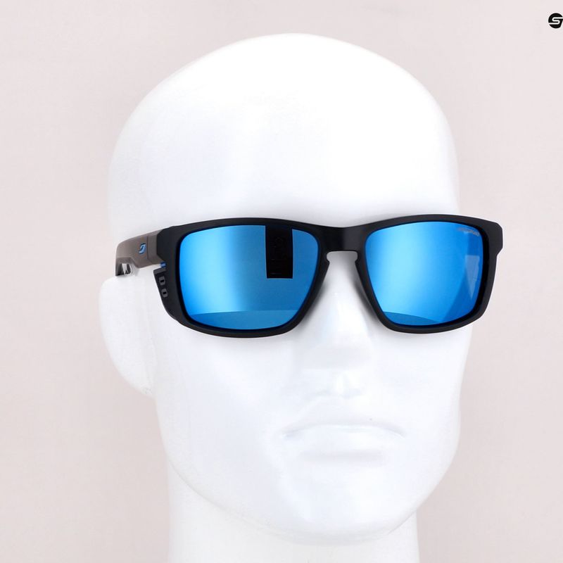 Occhiali da sole Julbo Shield Spectron 3Cf nero opaco/blu 6