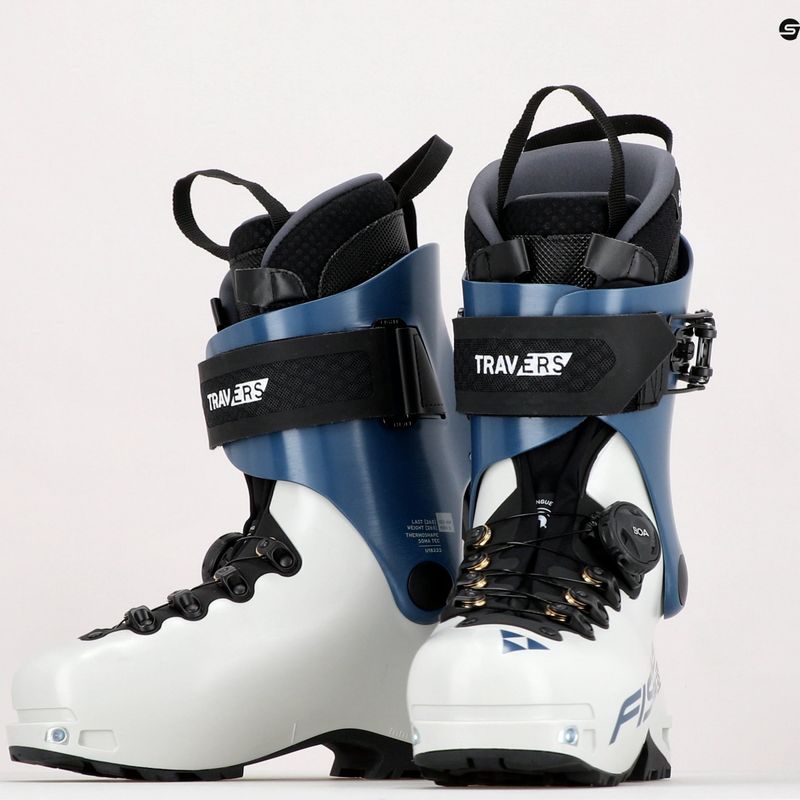 Scarpone da sci Fischer Travers TS bianco/blu 14