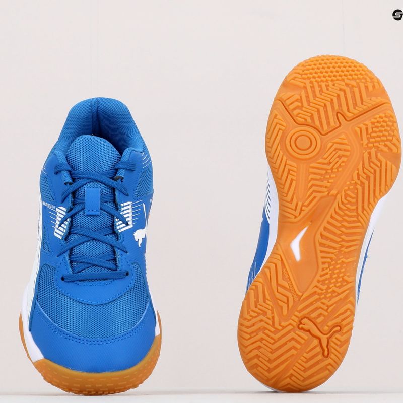 Scarpe da pallamano PUMA per bambini Solarflash Jr II royal/puma bianco 12