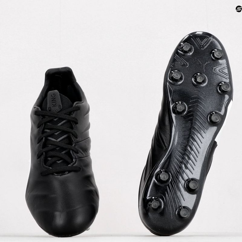 Scarpe da calcio da uomo PUMA King Platinum 21 FG/AG puma nero/puma bianco 10