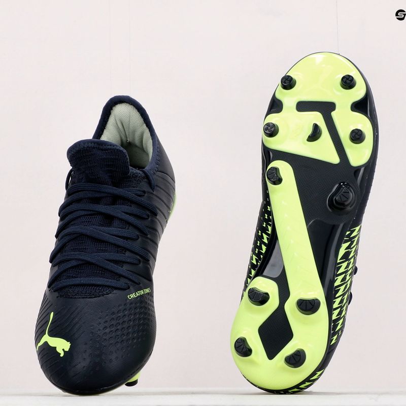 Scarpe da calcio PUMA Future Z 4.4 FG/AG parisian night/fizzy light per bambini 9