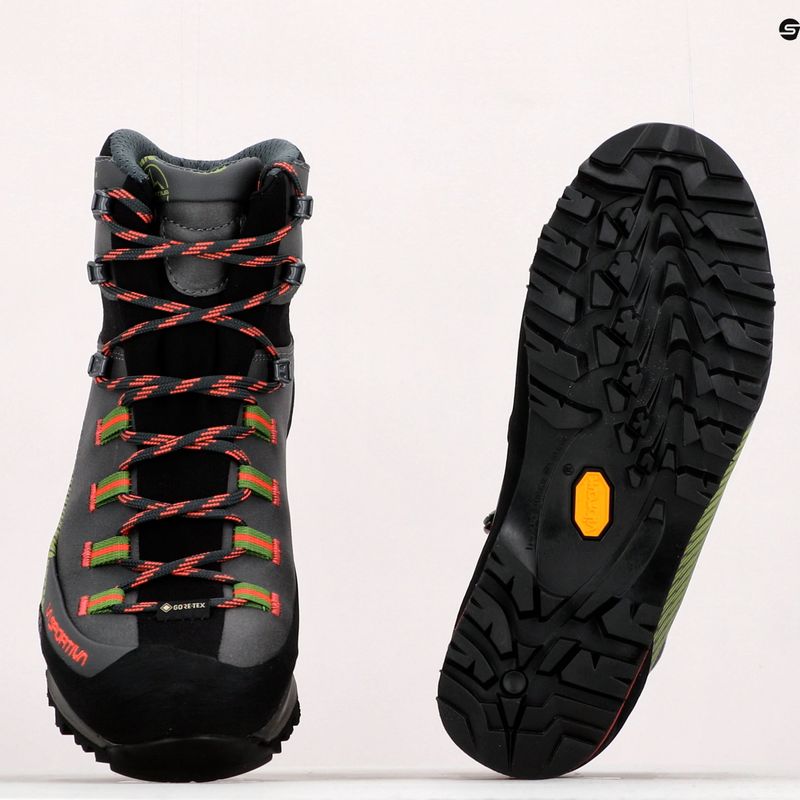 Stivali da trekking da donna La Sportiva Trango TRK Leather GTX carbon kale 11