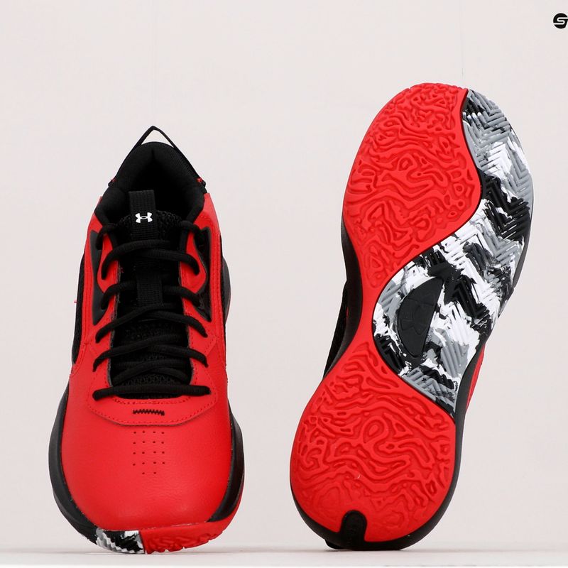 Scarpe da basket da uomo Under Armour Lockdown 6 rosso/nero/bianco 12