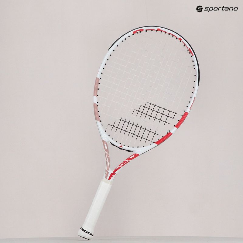 Racchetta da tennis per bambini Babolat Drive 23 Girl bianco/rosa 8