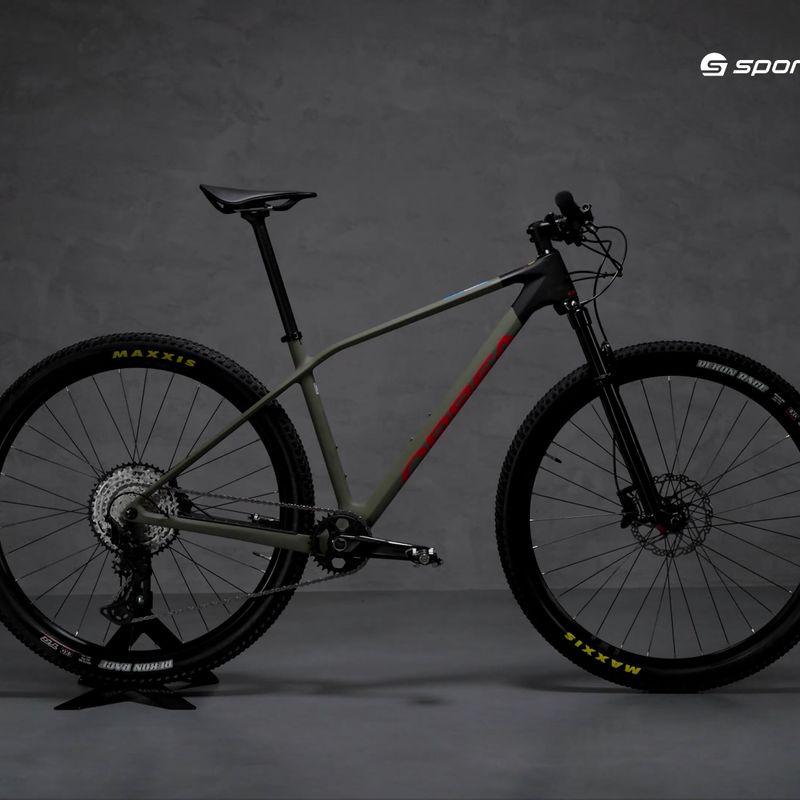Orbea Alma M30 2022 verde/rosso mountain bike 17