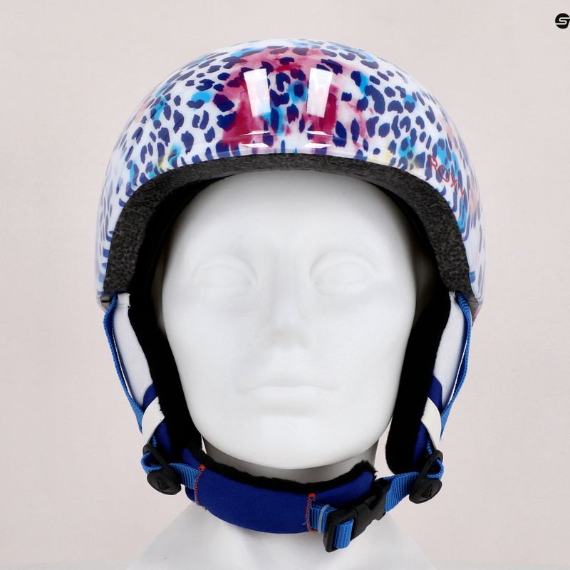 Casco da snowboard per bambini ROXY Slush Girl bianco brillante leopold 9