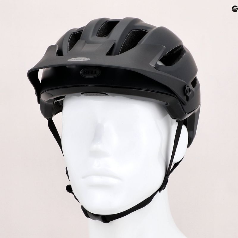 Casco da bici Bell 4Forty nero lucido opaco 9