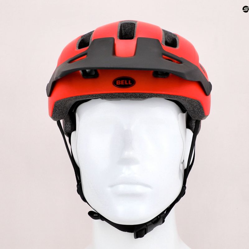 Casco da bici Bell Nomad rosso/nero opaco 9