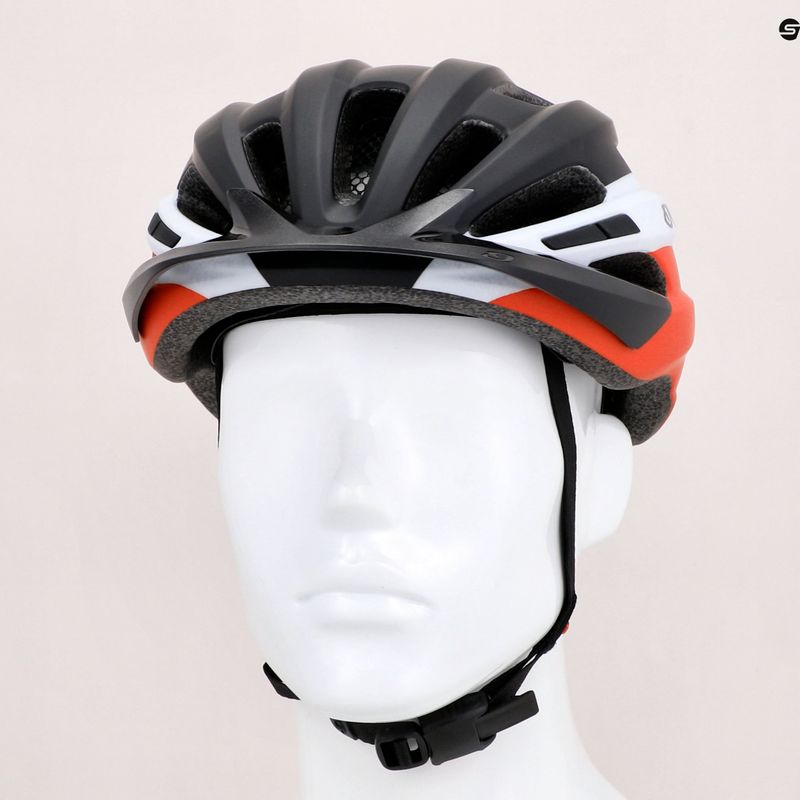 Casco da bicicletta Giro Register nero opaco rosso 9