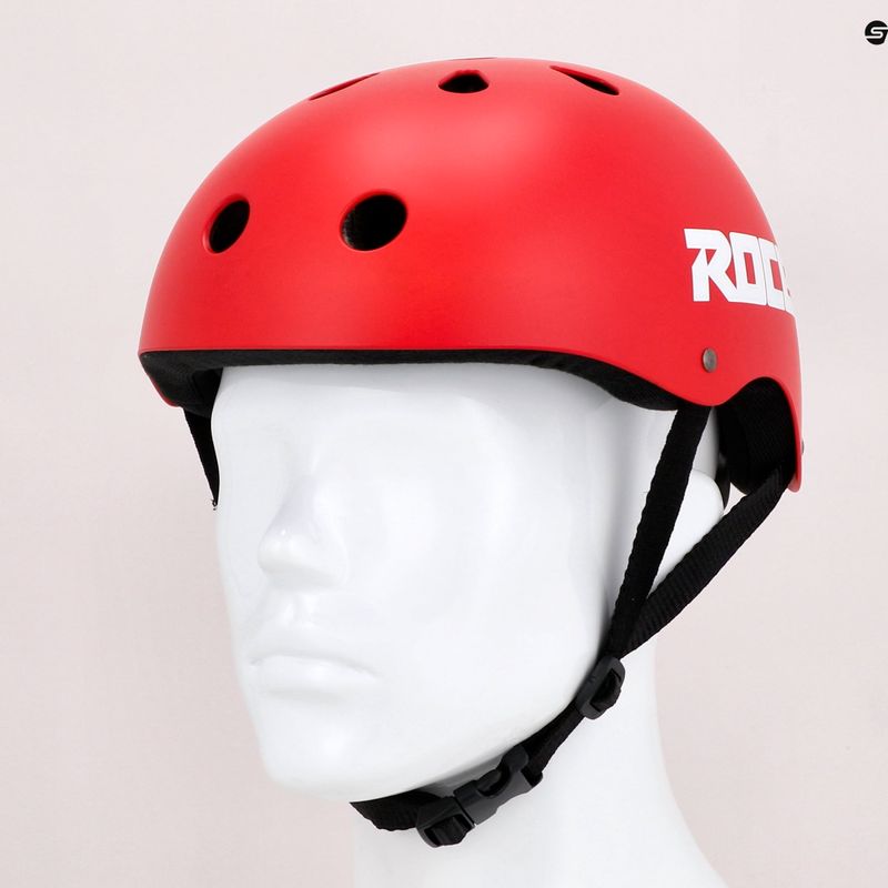 Casco Roces per bambini Aggressive mat rosso 9