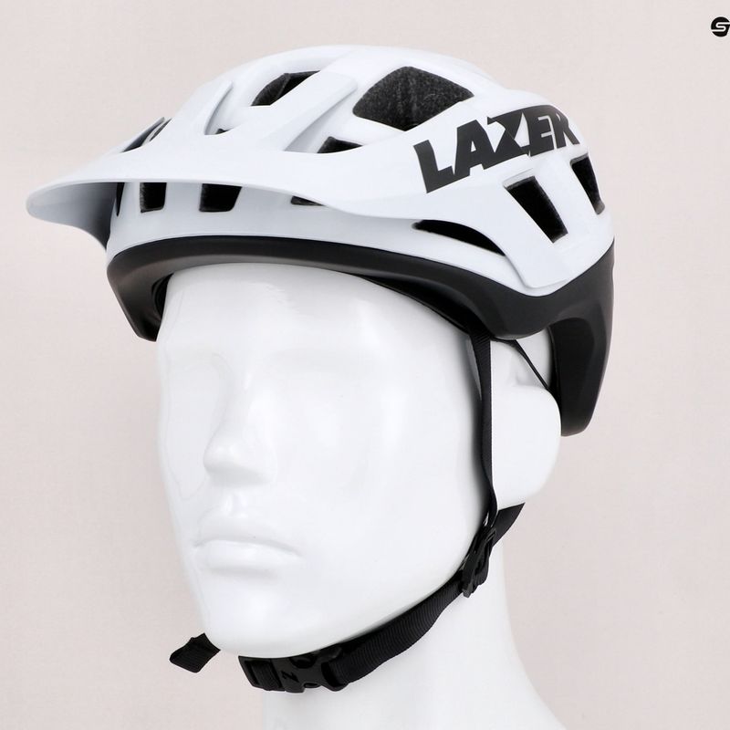 Casco da bici Lazer Coyote mat bianco 9