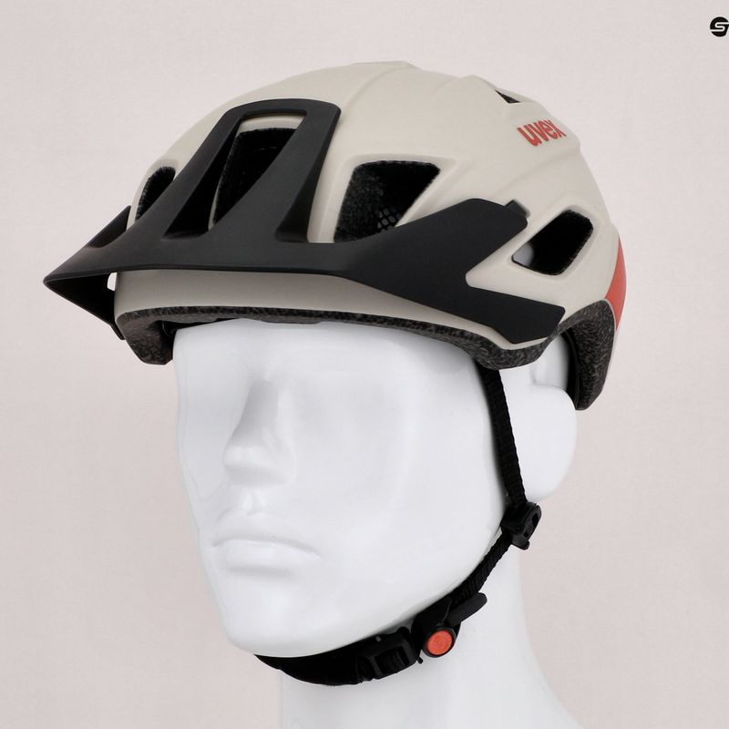 Casco da bici UVEX Access sabbia rosso mat 8