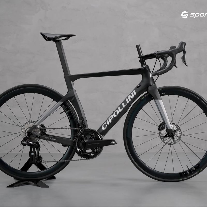 Bicicletta da corsa Cipollini NK1K DB 22-ULTEGRA 8150-AIRBEAT 400DB-ZERO2 nero/carbonio antracite opaco 21
