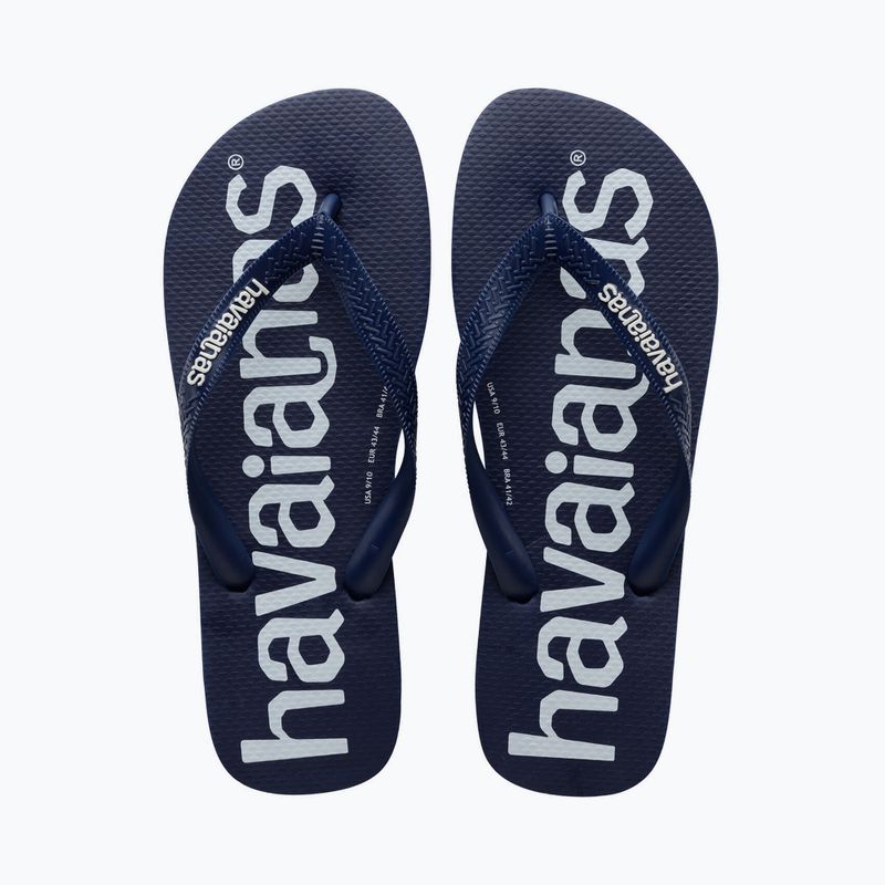 Infradito Havaianas Top Logomania blu navy 8