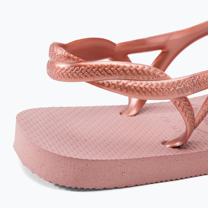 Sandali Havaianas Luna crocus rose da donna 8