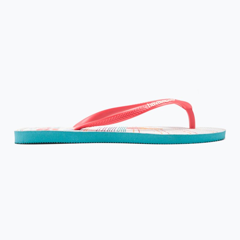 Infradito Havaianas Slim Local Soul Ibiza donna rosso/blu/arancio 2