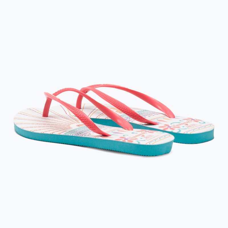 Infradito Havaianas Slim Local Soul Ibiza donna rosso/blu/arancio 3