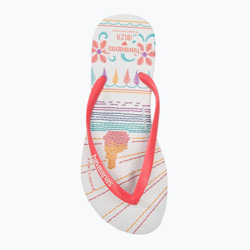 Infradito Havaianas Slim Local Soul Ibiza donna rosso/blu/arancio 6