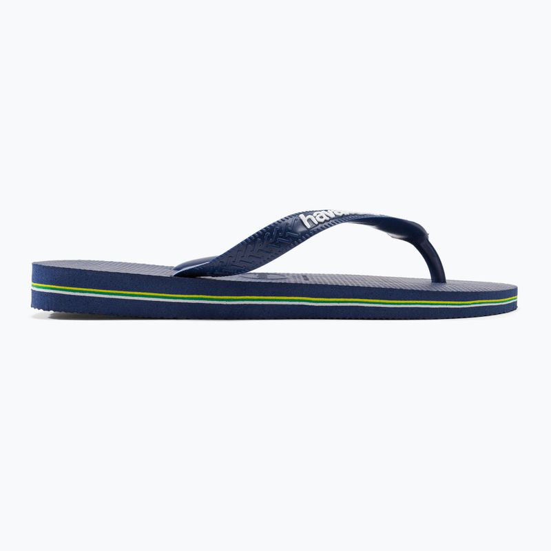 Infradito Havaianas Brasil Logo blu navy 2