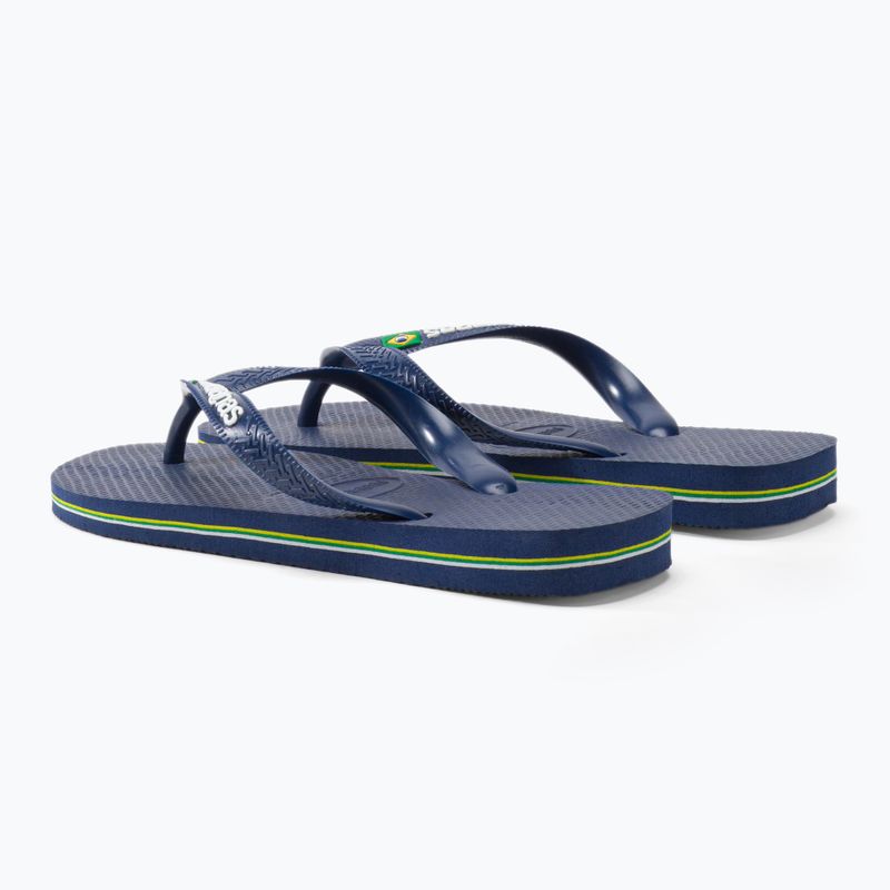 Infradito Havaianas Brasil Logo blu navy 3