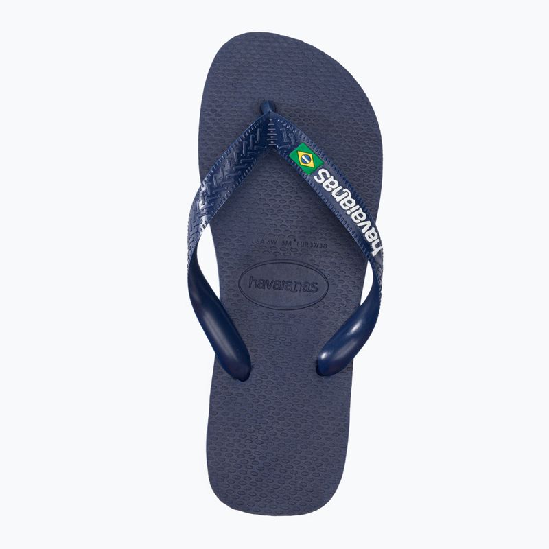 Infradito Havaianas Brasil Logo blu navy 6