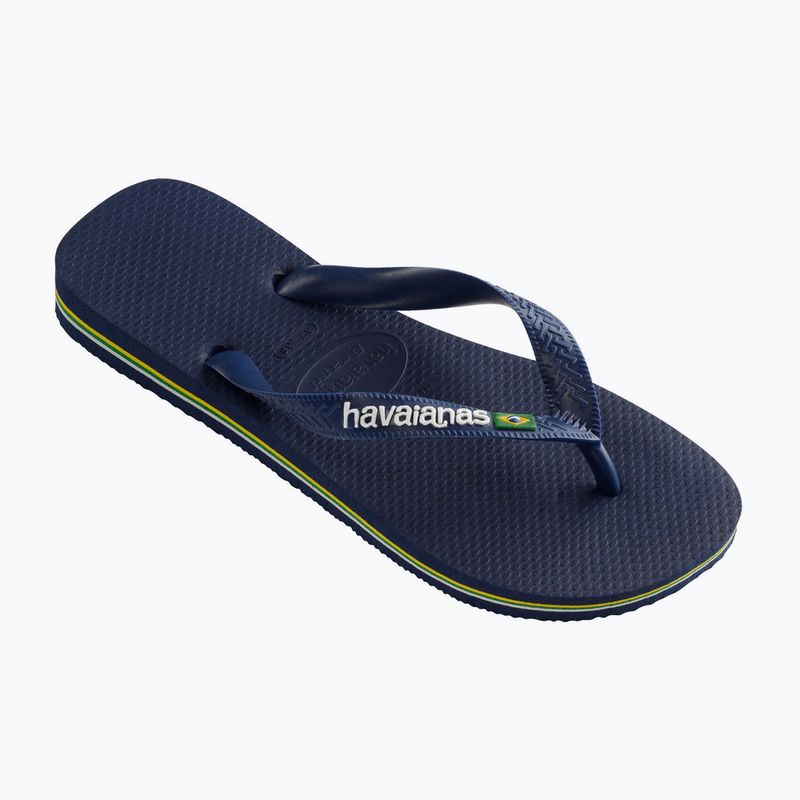 Infradito Havaianas Brasil Logo blu navy 8