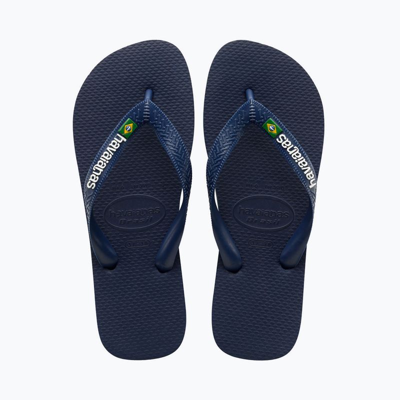Infradito Havaianas Brasil Logo blu navy 10