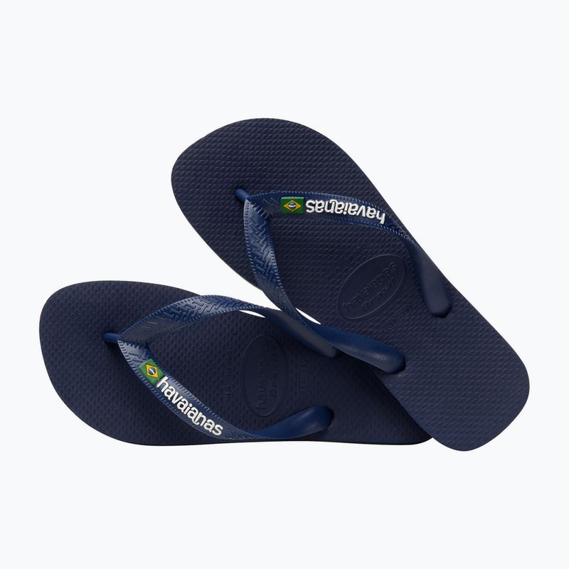 Infradito Havaianas Brasil Logo blu navy 11