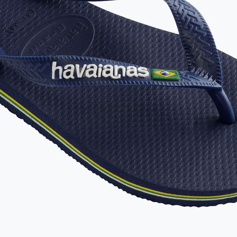 Infradito Havaianas Brasil Logo blu navy 12