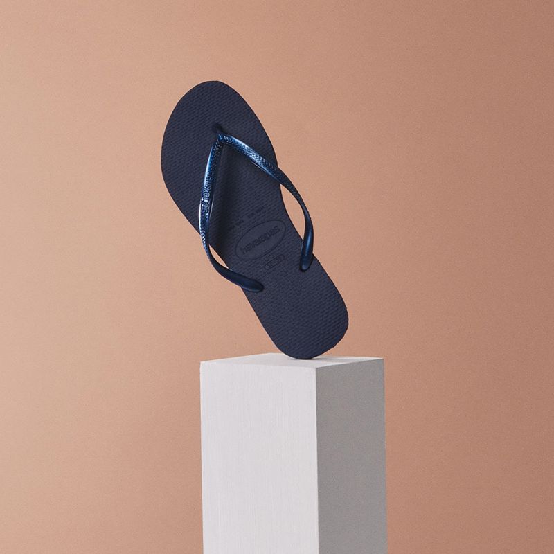 Infradito Havaianas Slim da donna blu navy 7