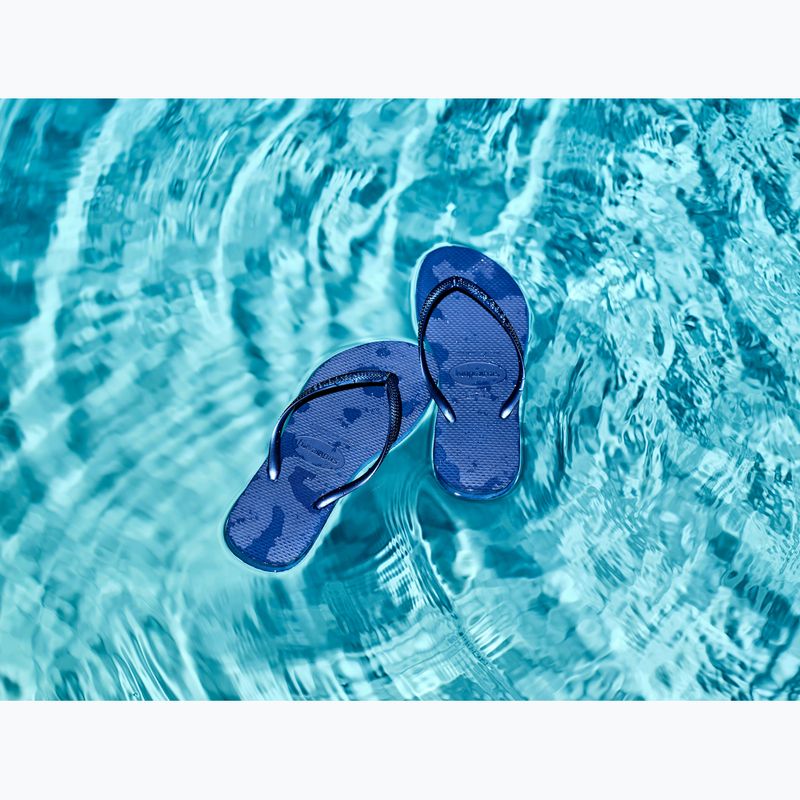 Infradito Havaianas Slim da donna blu navy 8