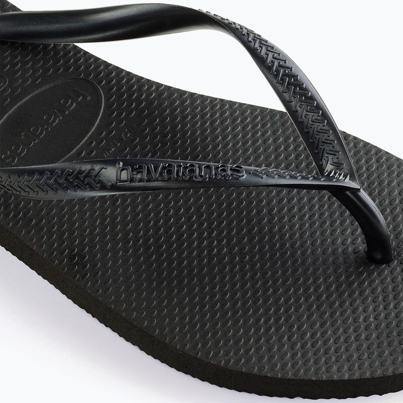 Infradito Havaianas Slim nero da donna 9