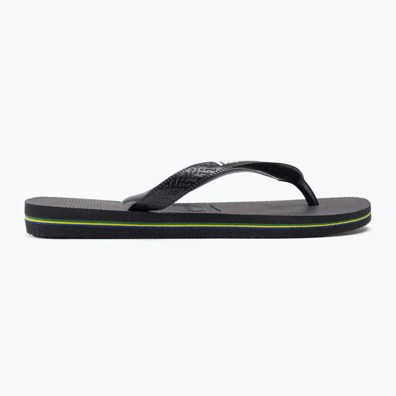 Infradito Havaianas Brasil Logo nero/nero 2