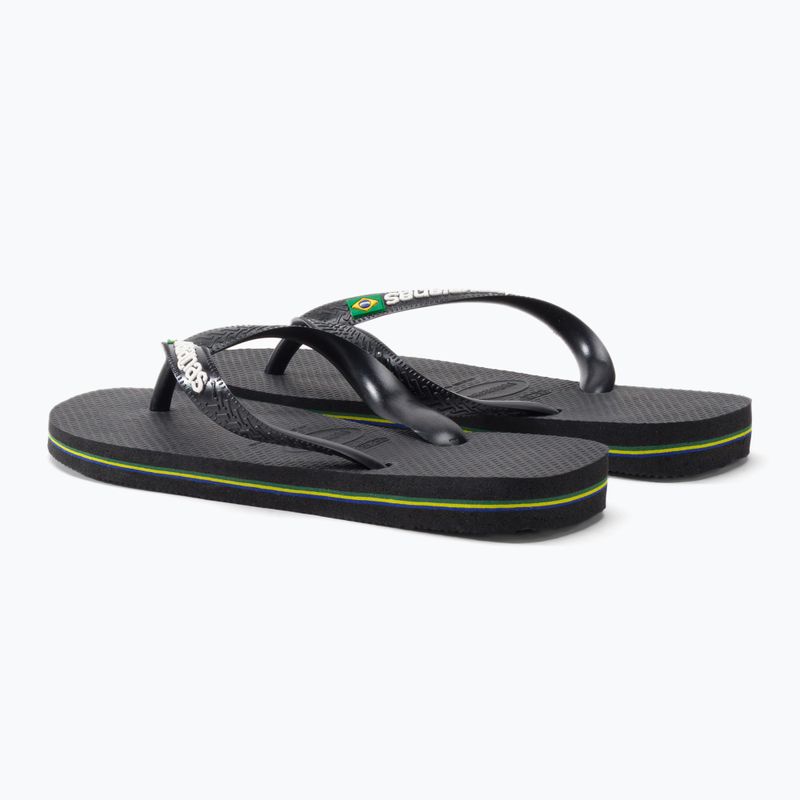 Infradito Havaianas Brasil Logo nero/nero 3