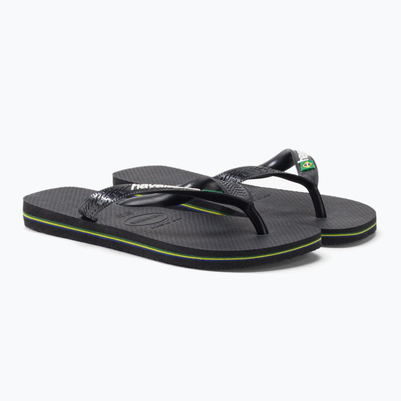 Infradito Havaianas Brasil Logo nero/nero 5