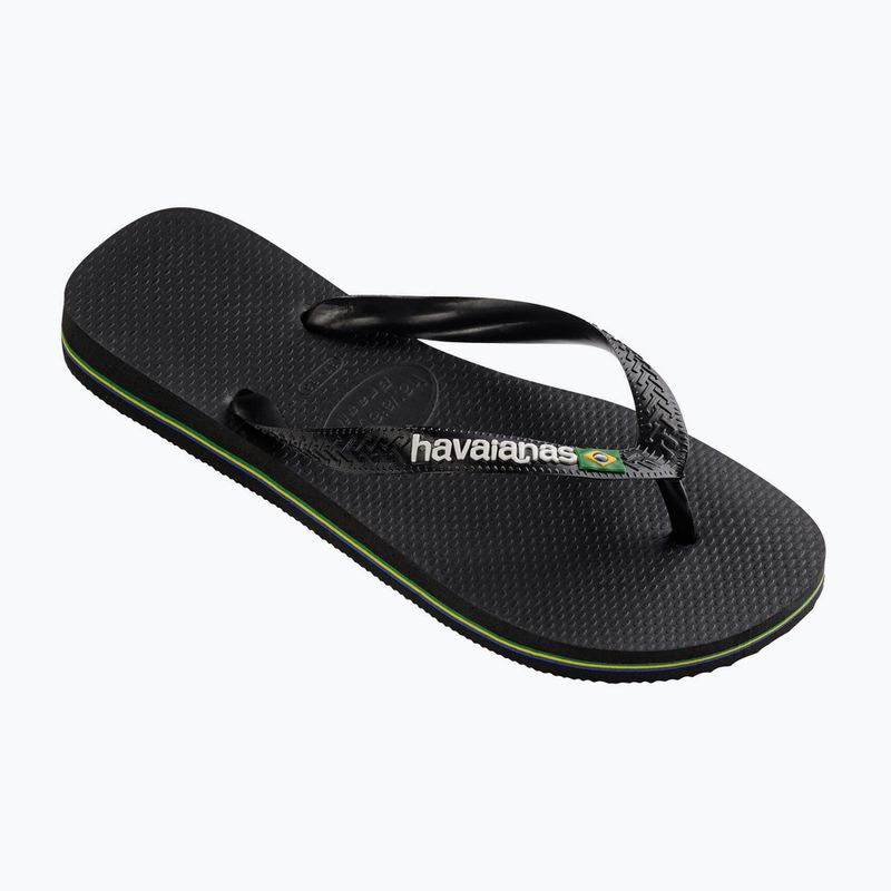 Infradito Havaianas Brasil Logo nero/nero 8
