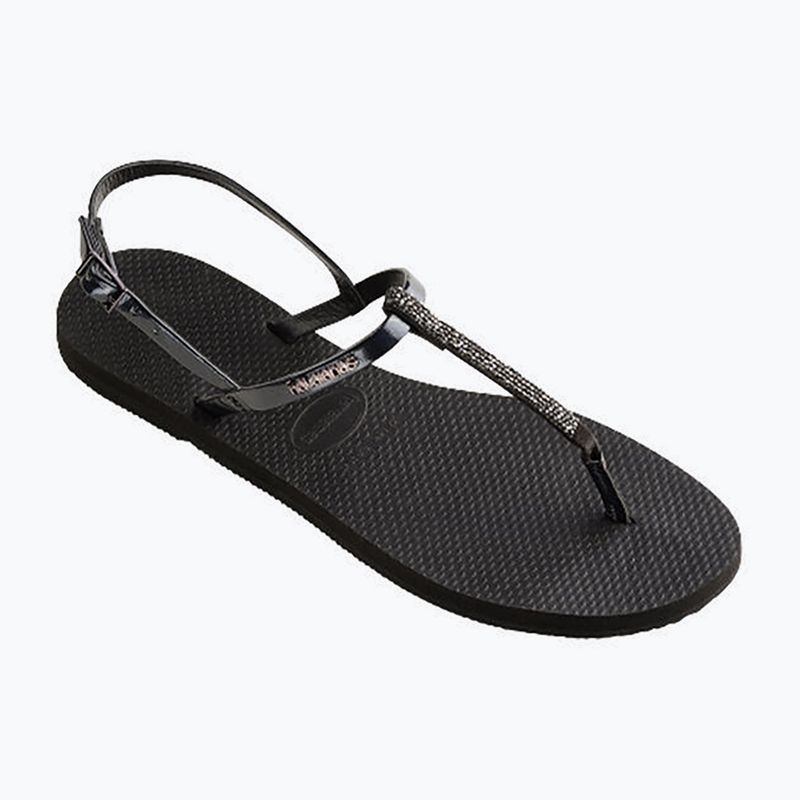 Sandali Havaianas You Riviera da donna in cristallo nero 10