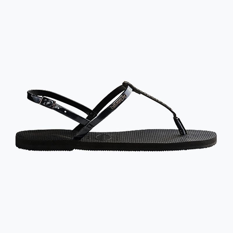 Sandali Havaianas You Riviera da donna in cristallo nero 11