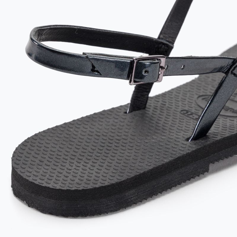 Sandali Havaianas You Riviera da donna in cristallo nero 9
