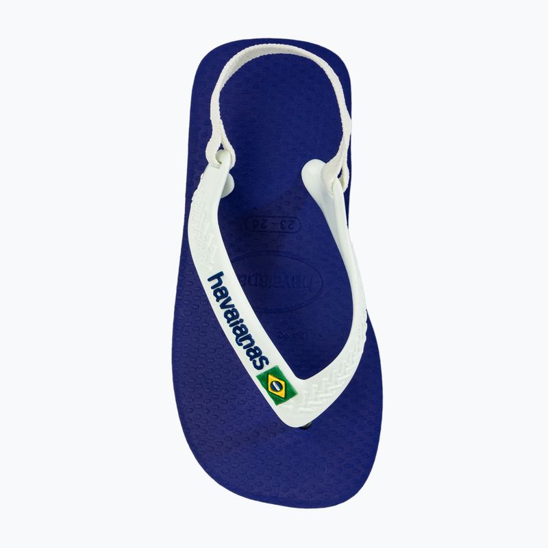 Havaianas Baby Brasil Logo II sandali per bambini blu marino 6