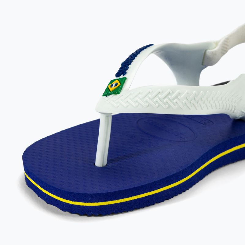 Havaianas Baby Brasil Logo II sandali per bambini blu marino 8