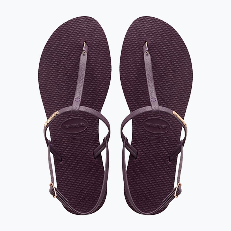 Sandali Havaianas You Riviera donna viola/nero/oro 12