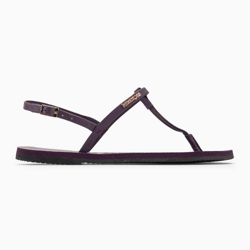 Sandali Havaianas You Riviera donna viola/nero/oro 2