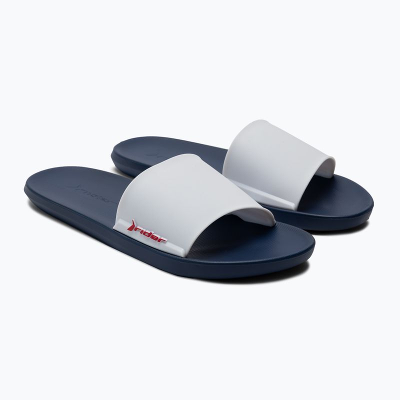 RIDER Speed Slide Ad blu/bianco infradito da uomo 5